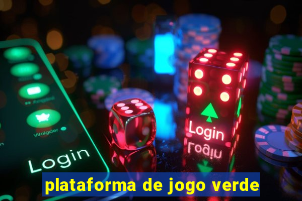 plataforma de jogo verde